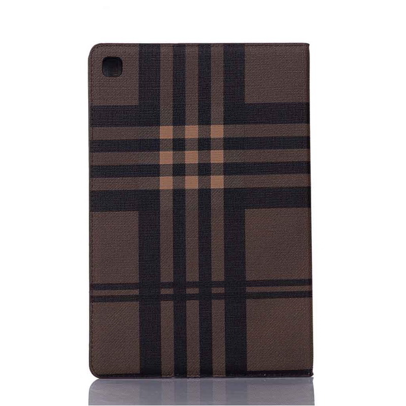 Case Samsung Galaxy Tab A 8.0 (2019) SM-P200 P205 #เคสฝาพับกระเป๋าสตางค์หนัง PU รูปแบบลายสก็อต
