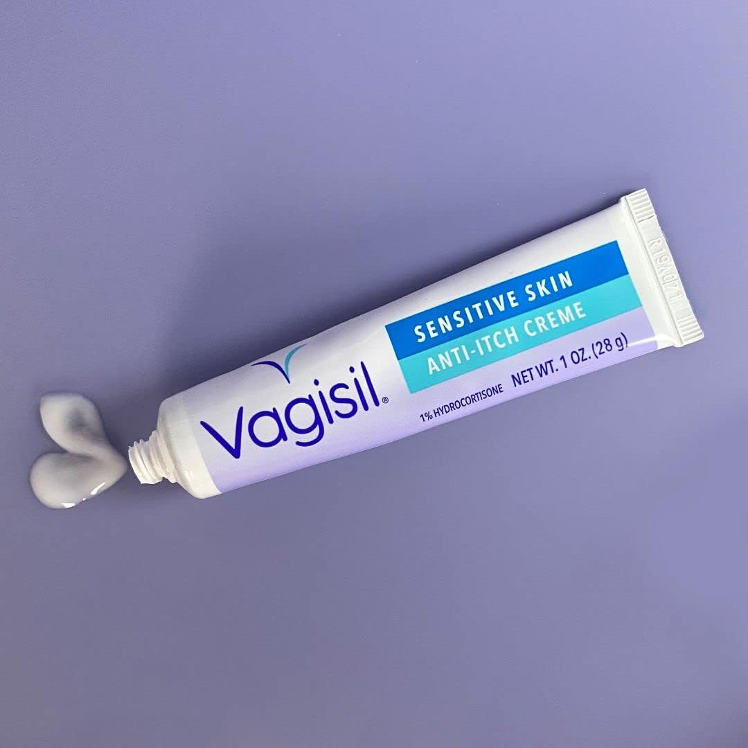 70%-80% Sale!!! EXP.06/2025 Vagisil® Maximum Strength For Sensitive Skin, Anti-Itch Cream with Hydrocortisone 28g ครีมสำหรับจุดซ่อนเร้น ลดคัน