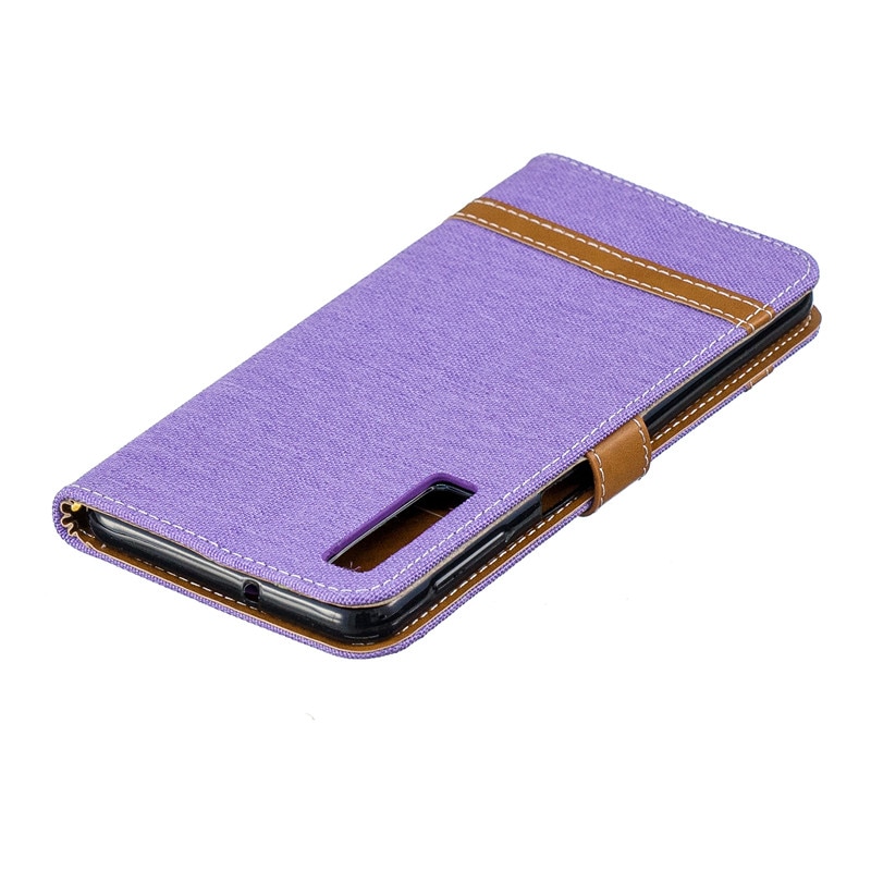 Case Huawei P30 #เคสฝาพับหนัง PU พร้อมสายคล้องมือ สีสันสวยงามทันสมัย