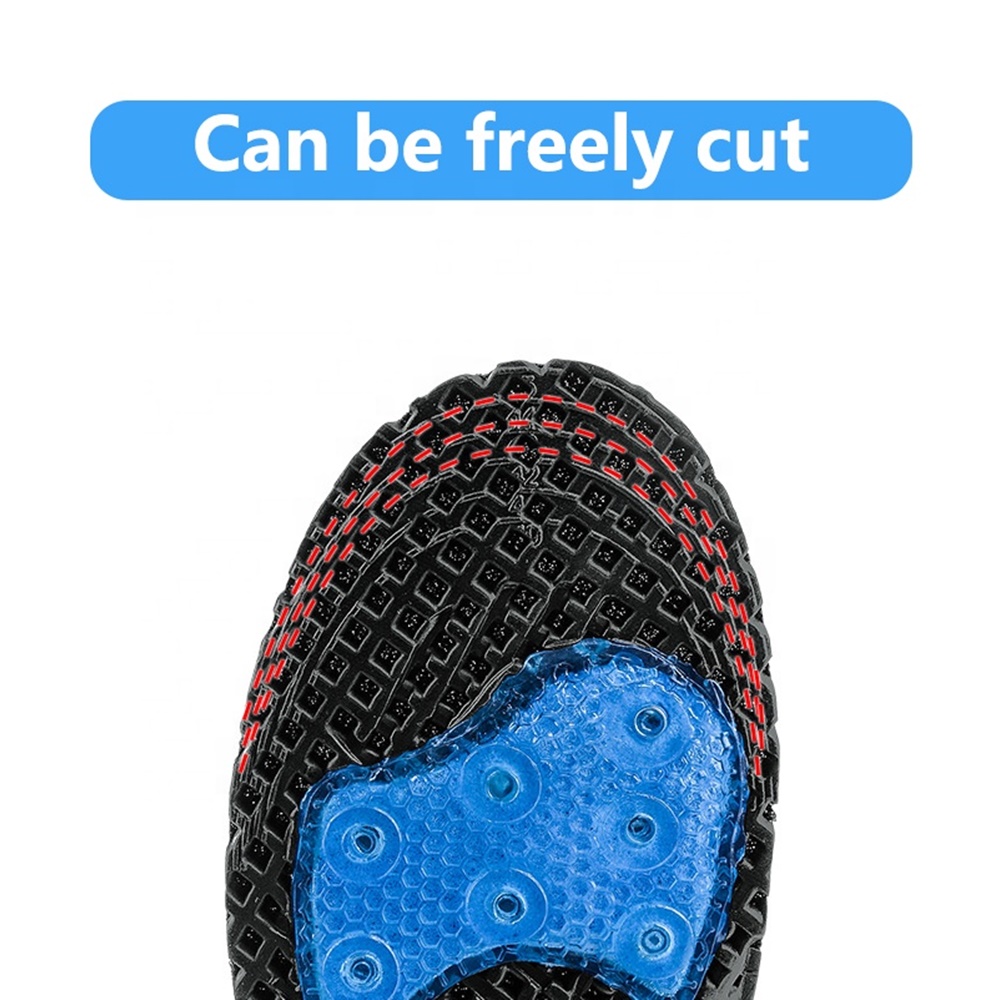 แผ่นรองพื้นรองเท้ากันกระแทก สำหรับวิ่ง Spring insole sport running (O6)