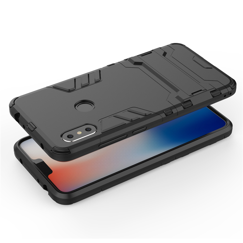 เคส Xiaomi Redmi Note 6 Pro #เคสฝาหลังพลาสติก Cool Guard Plastic TPU Hybrid Protection