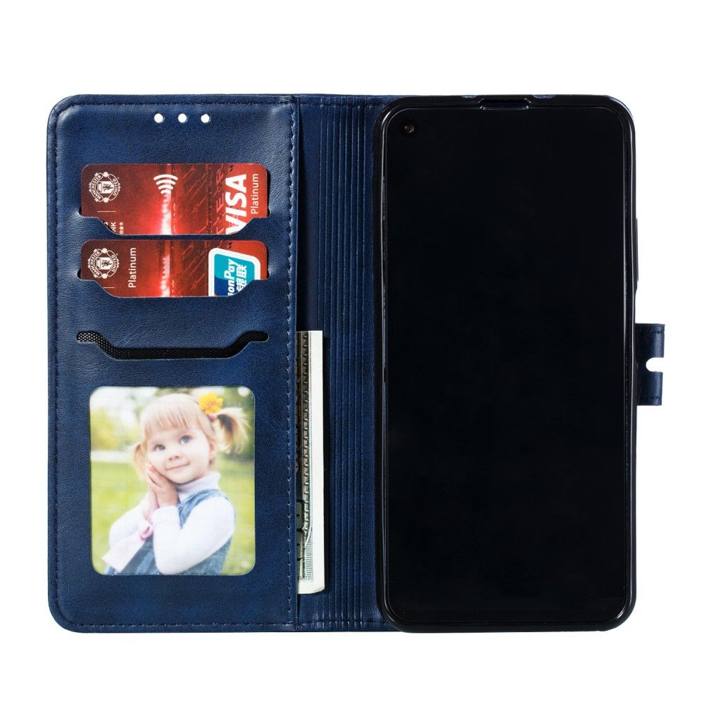 เคส Samsung Galaxy Note 20 / Note 20 5G #เคสฝาพับหนัง PU ลายแมว Imprinted Cat Pattern Leather Wallet