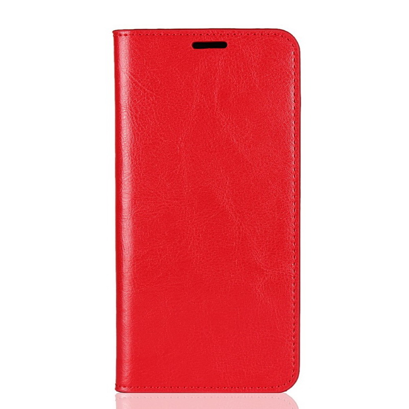 Case Xiaomi Redmi Note 5 #เคสฝาพับหนังแท้แบบกระเป๋าสตางค์คุณภาพดี Crazy Horse Genuine Leather Cover