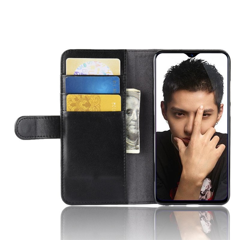 Case Honor 8X #เคสฝาพับสไตล์กระเป๋าสตางค์รูปแบบหนังแท้แยกมีช่องเสียบบัตรคุณภาพดีราคาถูก