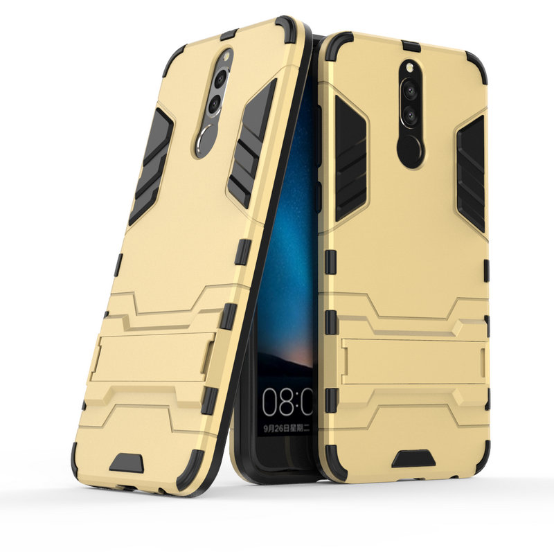 Case Huawei nova 2i #เคสฝาหลัง Cool Guard ไฮบริด พลาสติก+TPU มีขาตั้งในตัว รูปแบบสวยงามทันสมัย