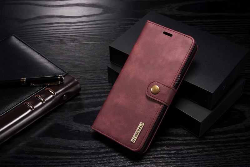 เคส Samsung Galaxy Note 8 SM-N950 #เคสฝาพับสไตล์กระเป๋าสตางค์แบบแยกส่วน DG.MING Detachable 2-in-1 Wallet Split Leather