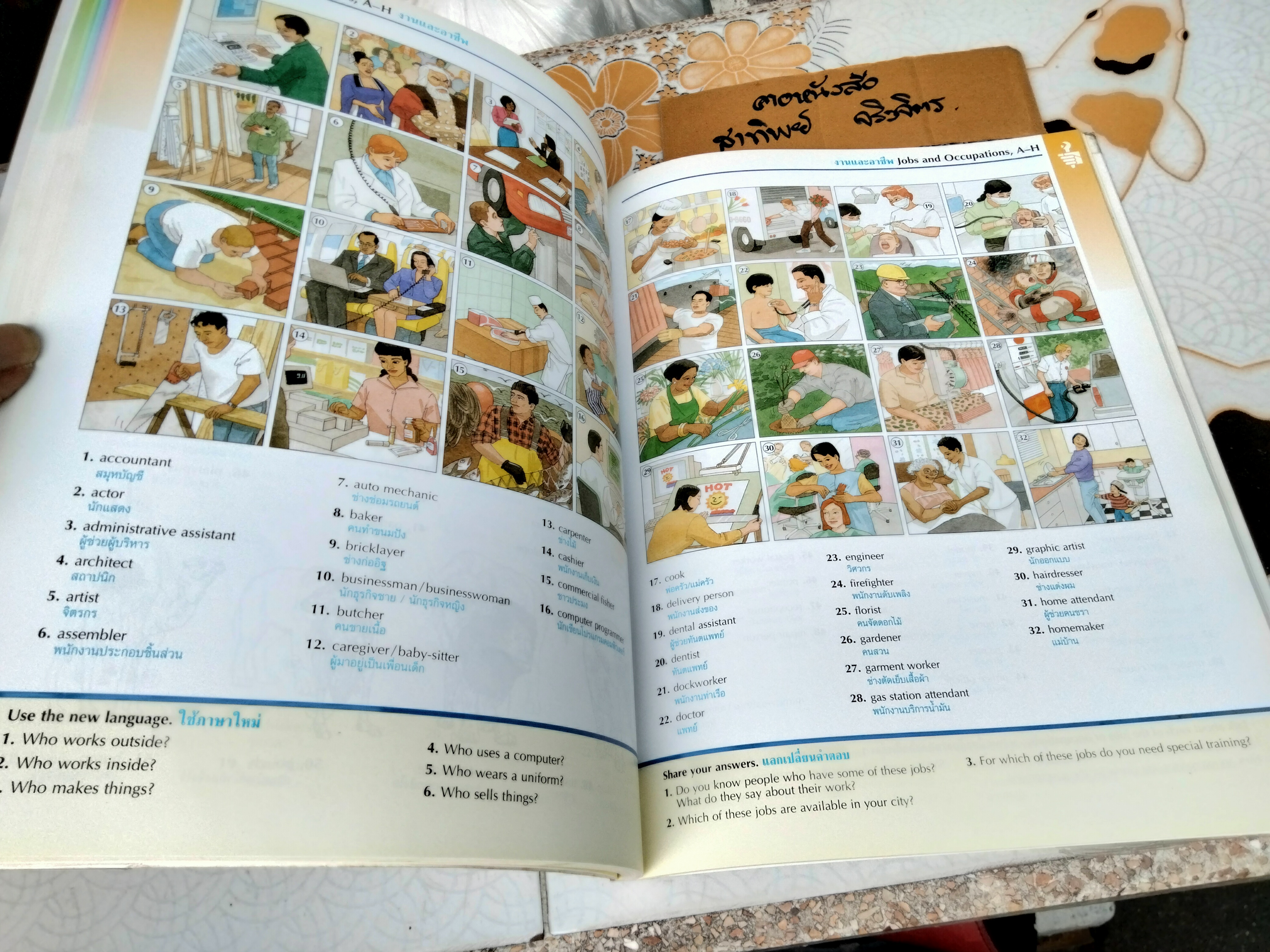 พจนานุกรมรูปภาพ อังกฤษ-ไทย The Oxford Picture Dictionary English - Thai **สินค้าหมด**