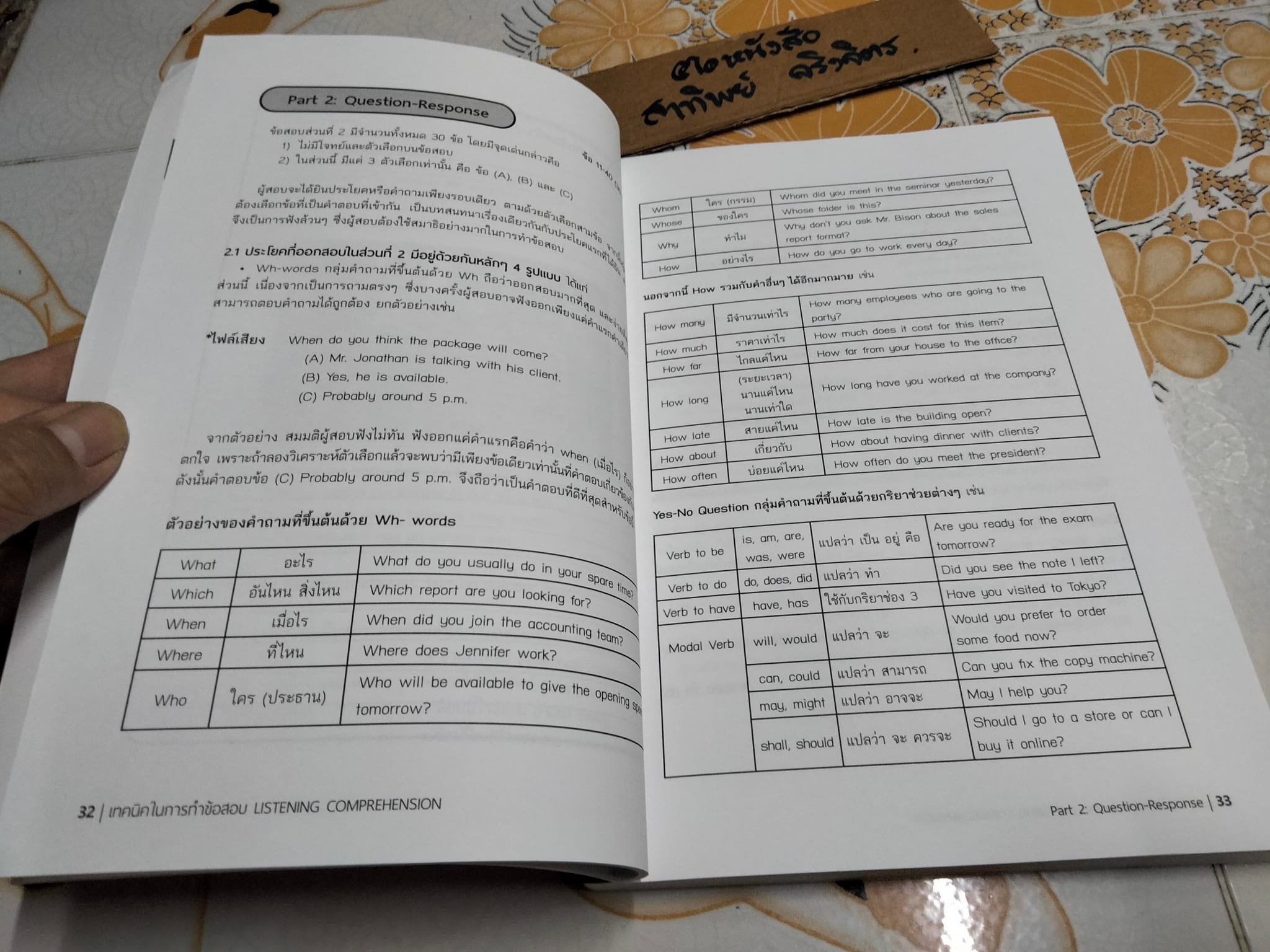(ขายรวม 2 เล่ม ไม่แยก) ผ่านฉลุยตะลุย TOEIC โดย ดนัย วงษา + TOEIC เต็มแล้วเต็มอีก A Quick Score Booster โดยครูเคน-ธนภัทร ภวชโลทร