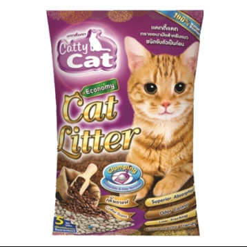 ทรายแมว Catty Cat 10 ลิตร กาแฟ DB86