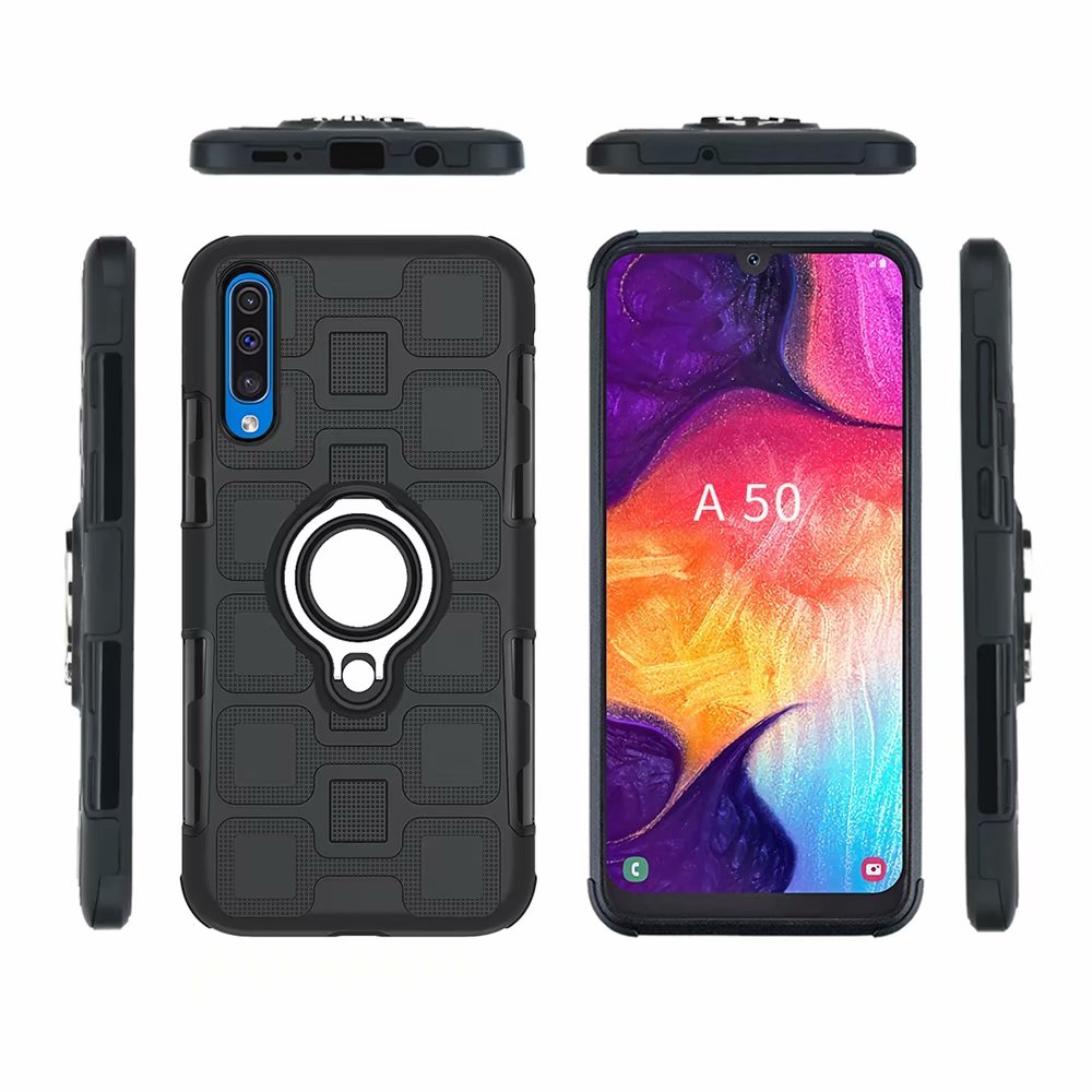 เคส Samsung Galaxy A50 / A50s / A30s #เคสฝาหลัง Hybrid TPU+PC มีแหวนสวมนิ้ว