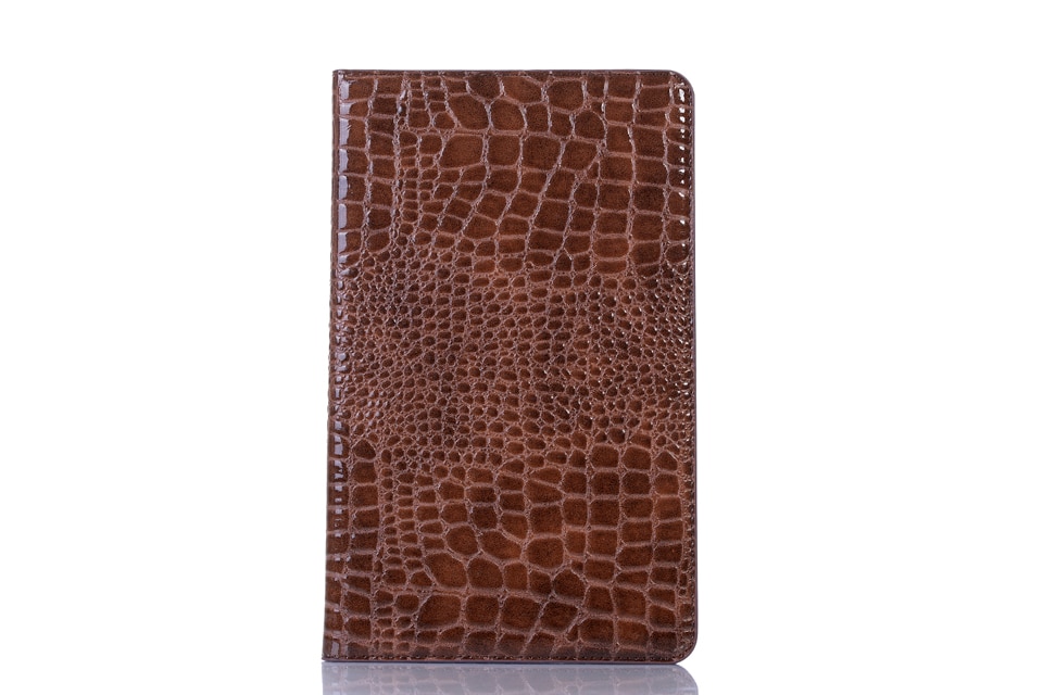 เคส Samsung Galaxy Tab A 10.1 (2019) T510 T515 #เคสฝาพับแบบกระเป๋าสตางค์ลายผิวหนังจระเข้ Crocodile Texture