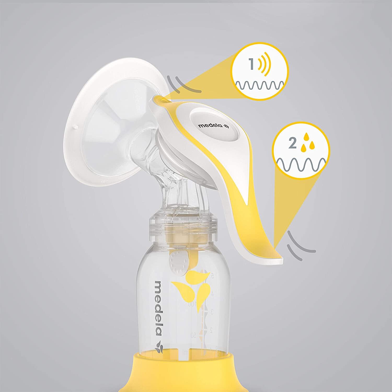 เครื่องปั๊มนมด้วยมือ Harmony Manual Breast Pump Single Hand Breastpump with Flex Breast Shields (Medela®) ปั้มนม แบบปั้มมือ