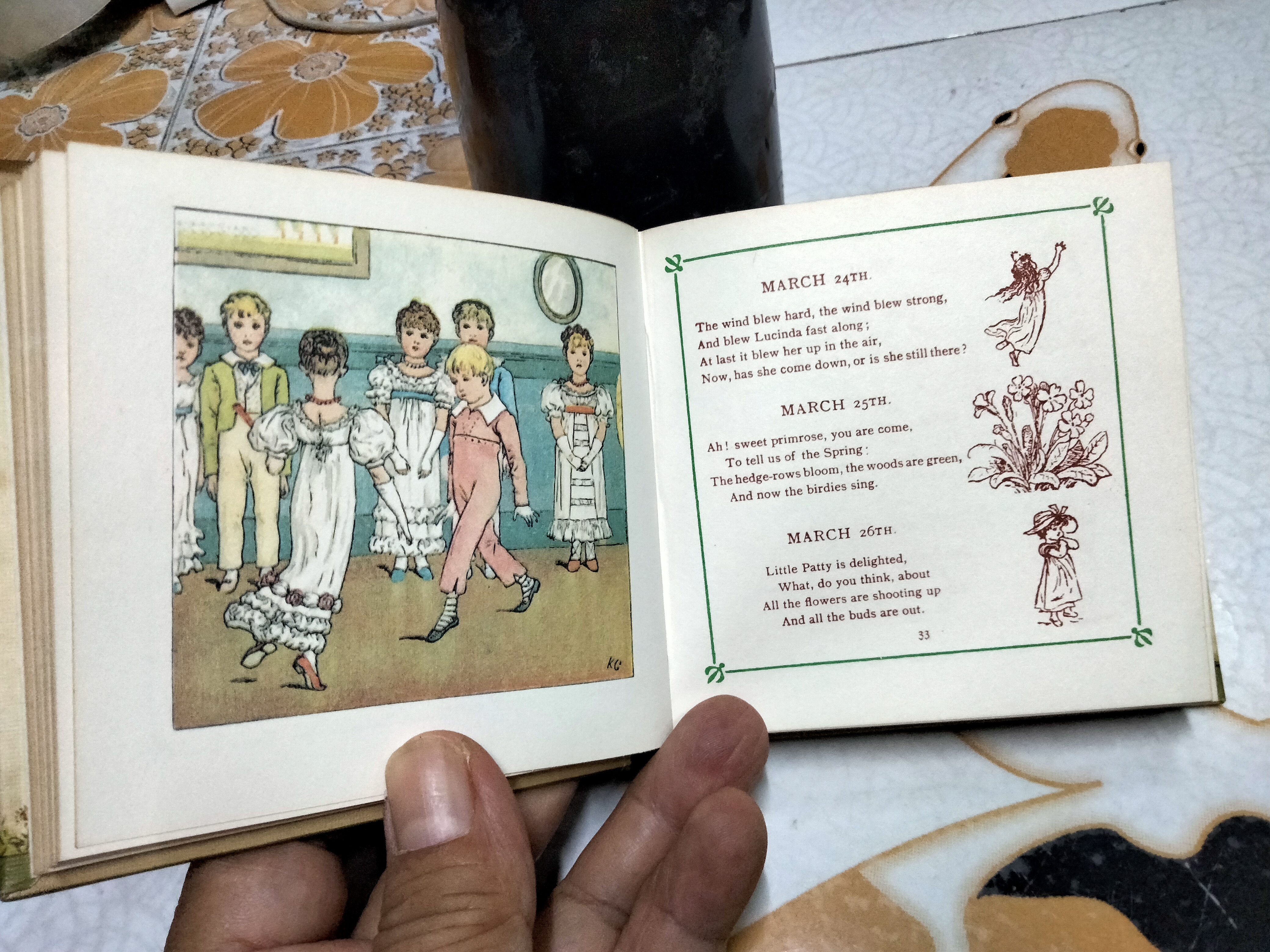 Kate Greenaway 's birthday book สมุดบันทึกวันเกิด **สินค้าหมด**