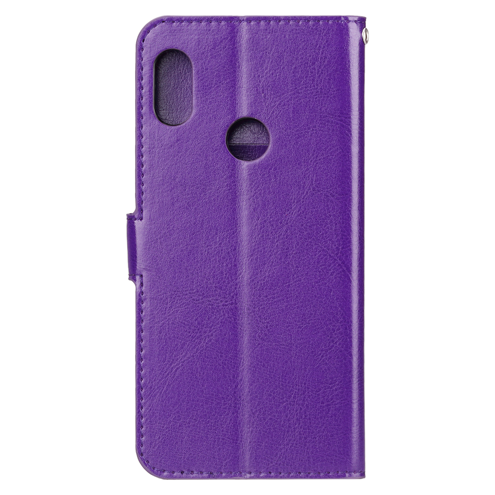 เคส Xiaomi Mi 8 (6.21-inch) #เคสฝาพับแบบกระเป๋าสตางค์หนัง PU ผิวหนังม้า Crazy Horse