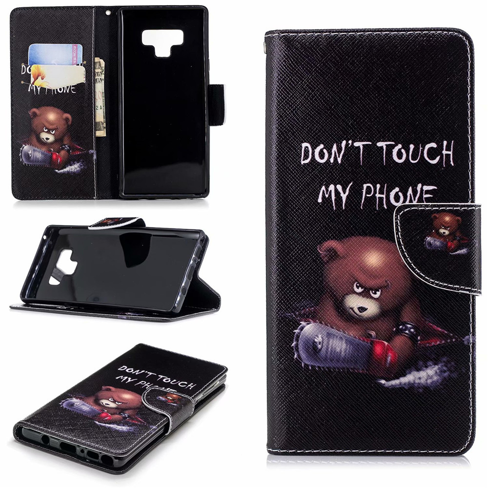 Case Samsung Galaxy Note 9 #เคสฝาพับกระเป๋าสตางค์หนัง PU พิมพ์ลายสวยๆ Pattern Printing Leather Wallet