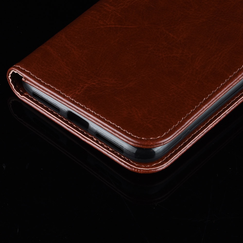 เคส Samsung Galaxy A42 5G #เคสฝาพับหนัง PU ผิวหนังม้าสไตล์กระเป๋าสตางค์