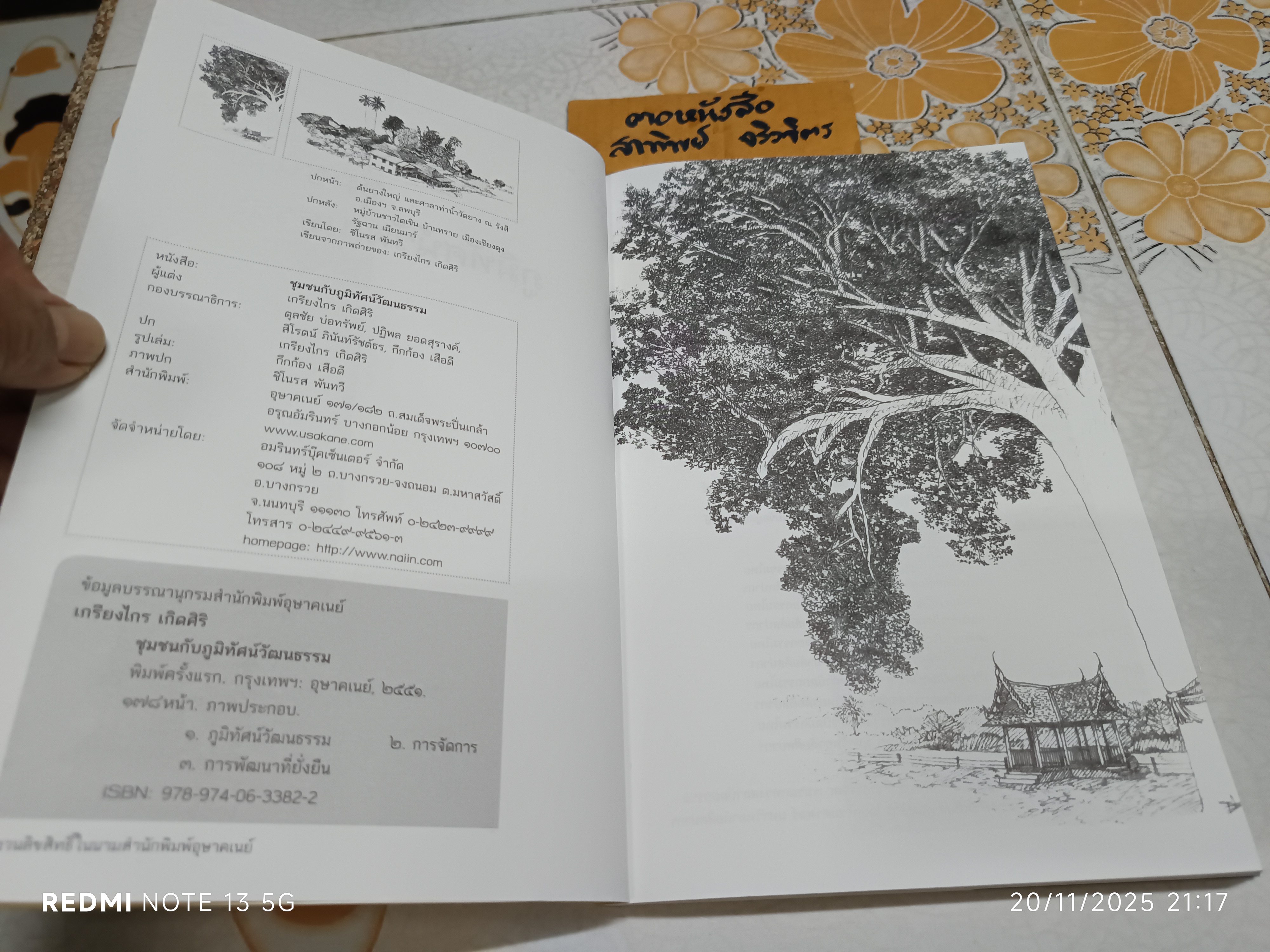 ชุมชนกับภูมิทัศน์วัฒนธรรม เขียนโดย เกรียงไกร เกิดศิริ **สินค้าหมด**