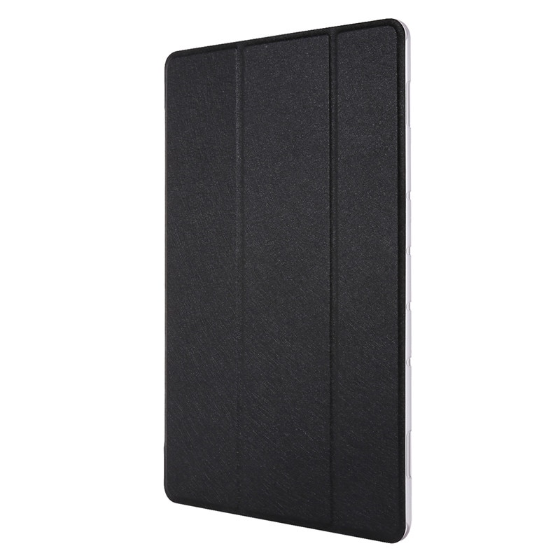 เคส Huawei MediaPad M6 10.8 นิ้ว #เคสฝาพับหนัง PU พับสามพับ Silk Texture Leather Stand Case