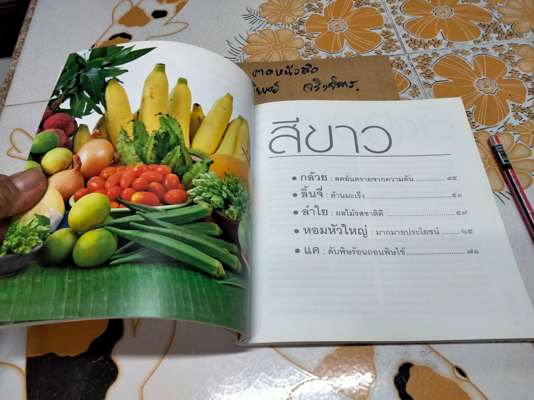 กินตามสี - รศ.ดร. กรณ์กาญจน์ ภมรประวัติ **สินค้าหมด**