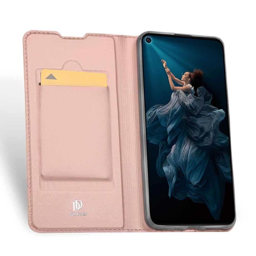 Case Huawei Nova 5T #เคสฝาพับหนัง PU DUX DUCIS Skin Pro Series Auto-absorbed PU Leather คุณภาพดี