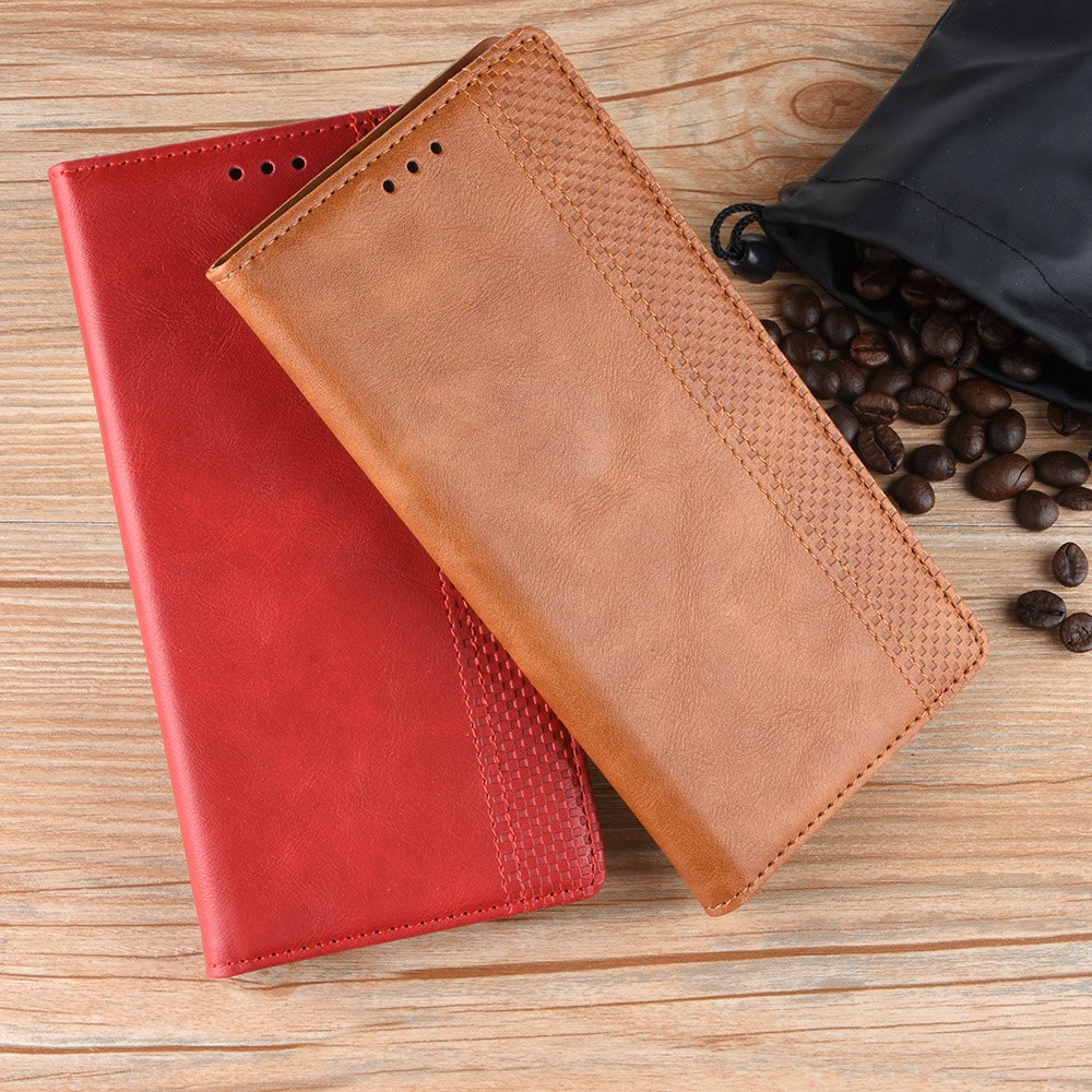 เคส Huawei Y7 (2017) #เคสฝาพับปกหนังสไตล์วินเทจดูดซับอัตโนมัติแบบกระเป๋าสตางค์