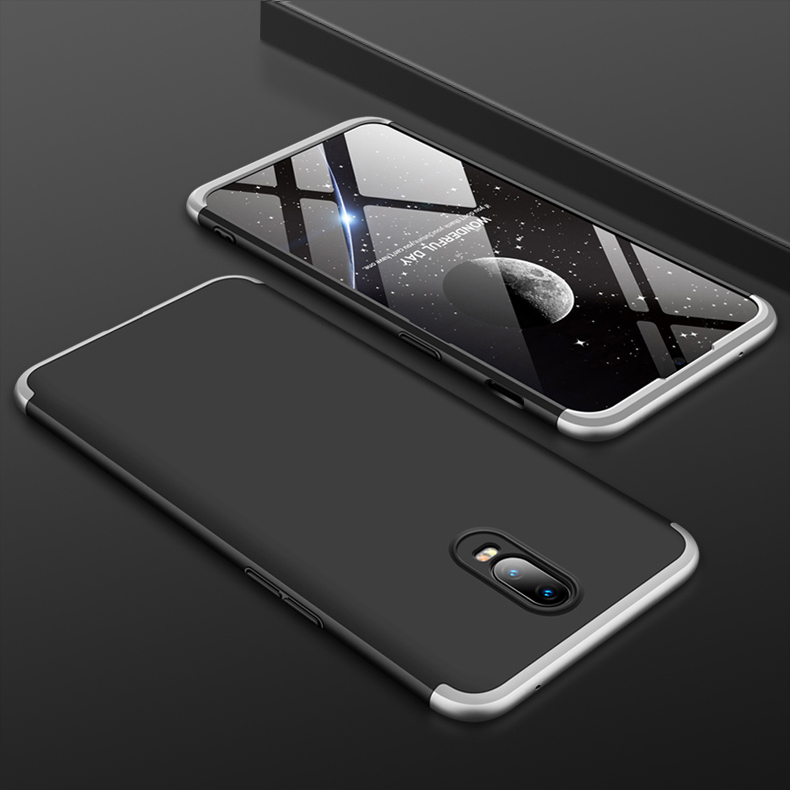 เคส OnePlus 6T #เคสฝาหลังพลาสติกแข็ง GKK Detachable All-wrapped Matte แยกชิ้นได้ สีสันสวยงามทันสมัย
