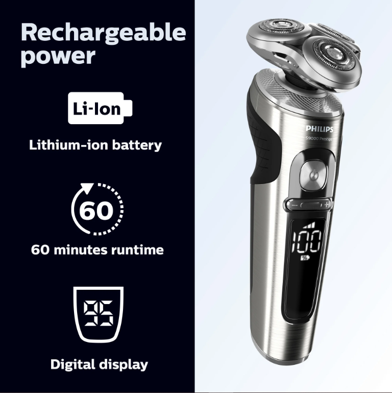 Philips® Norelco Shaver S9000 Prestige SP9820/87 ฟิลิปส์ เครื่องโกนหนวดไฟฟ้า