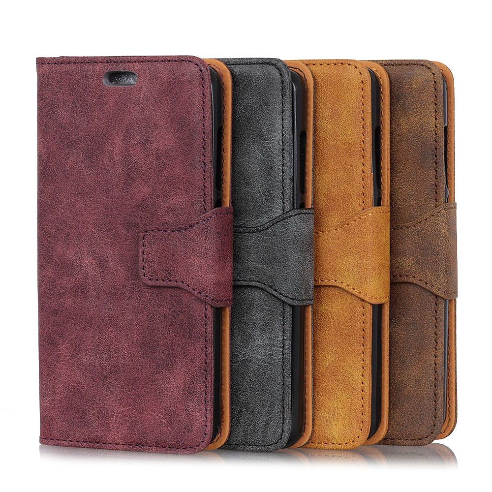 เคส Xiaomi Mi 8 (6.21 นิ้ว) #เคสฝาพับแบบกระเป๋าสตางค์ Wallet Stand Retro Split Leather