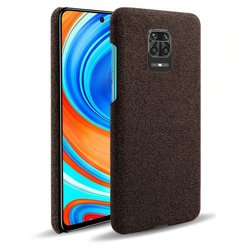 เคส Redmi Note 9 Pro/Redmi Note 9S #เคสฝาหลังแข็งเคลือบผิวผ้า Cloth Skin PC Mobile Hard Phone Case Cover