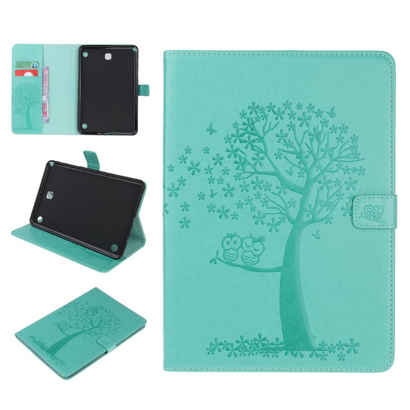 เคส Samsung Galaxy Tab A 8.0 (SM-P350/P355/T350/T355) #เคสฝาพับหนัง PU พิมพ์ลาย Imprinted PU Leather Cover