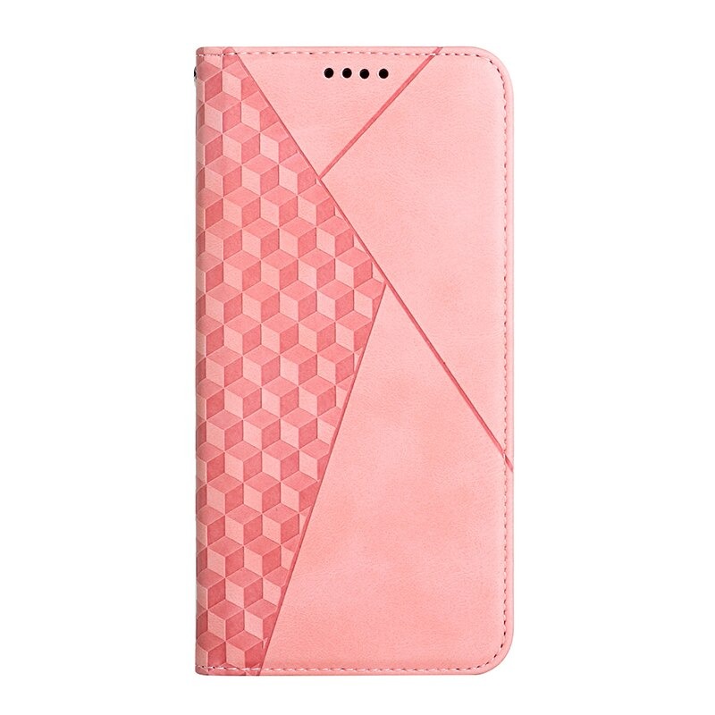 เคส Samsung Galaxy A42 5G#เคสฝาพับแบบกระเป๋าสตางค์ Magnetic Flip Wallet Bracket Leather Lattice TPU Phone Case