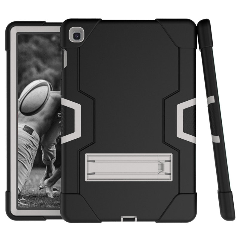 Case Samsung Galaxy Tab S5e SM-T720 SM-T725 #เคสฝาหลังกันกระแทก Kickstand PC Silicone Armour Defender