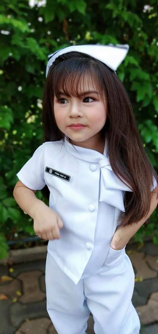 ชุดพยาบาลเด็ก แบบกางเกง