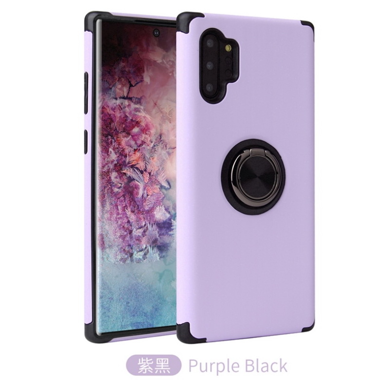 Case Samsung Galaxy Note 10+ #เคสฝาหลัง Hybrid TPU+PC มีแหวนสวมนิ้ว