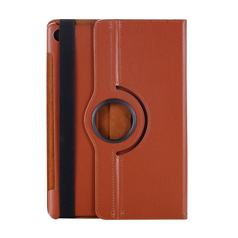 เคส Huawei MediaPad M5 Lite 8 #เคสฝาพับหนังผิวลิ้นจี่ Litchi Grain 360 Degree Rotary