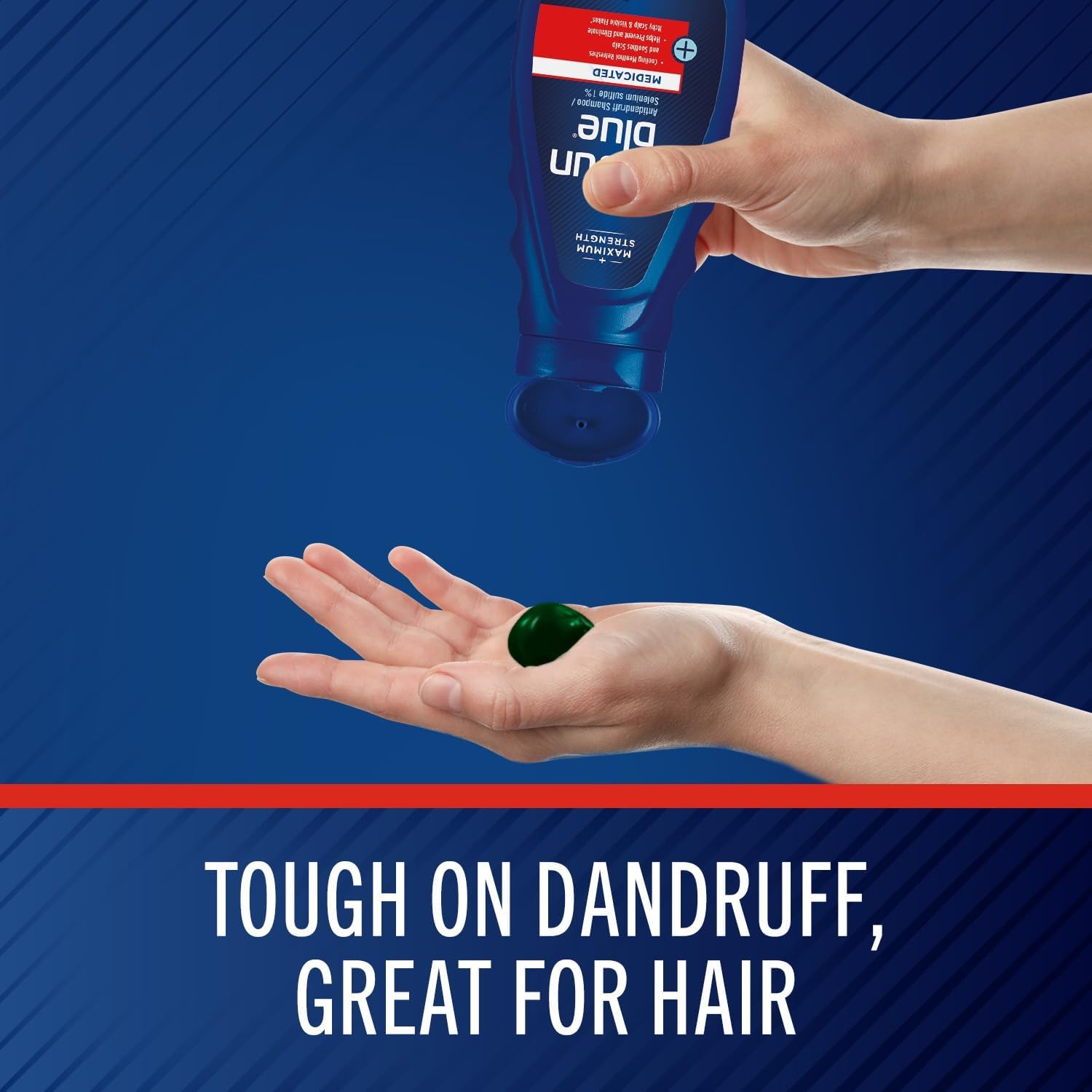 (Pre Order) Selsun Blue® Men's Care Medicated Antidandruff Shampoo, Maximum Strength Scalp Treatment With Selenium Sulfide แชมพูขจัดรังแค สำหรับผู้ชาย