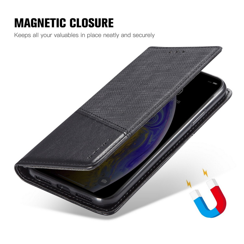 Case Oneplus 7 Pro #เคสแบบฝาพับ MUXMA หนัง PU ออกแบบสีทูโทนมีช่องเสียบบัตร PU Leather Magnetic Wallet