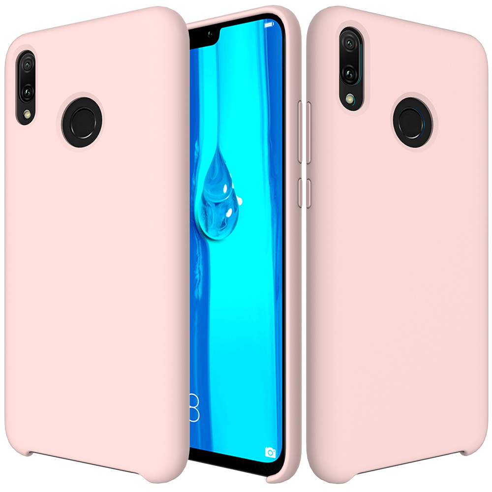 Case Huawei Y9 (2019) #เคสฝาหลังซิลิโคนนิ่มคุณภาพดี Liquid Silicone Back Case
