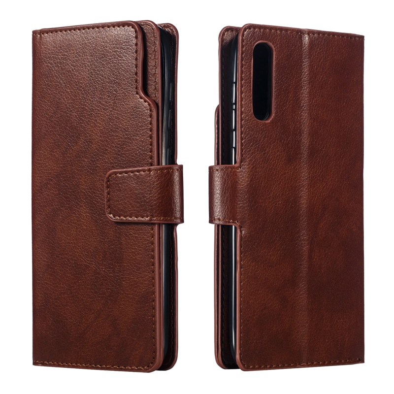 เคส Samsung Galaxy A50 / A50s / A30s #เคสฝาพับหนัง PU แบบกระเป๋าสตางค์มีที่เก็บบัตรหลายช่อง Retro Wallet Leather Cover Multi Cards Stand