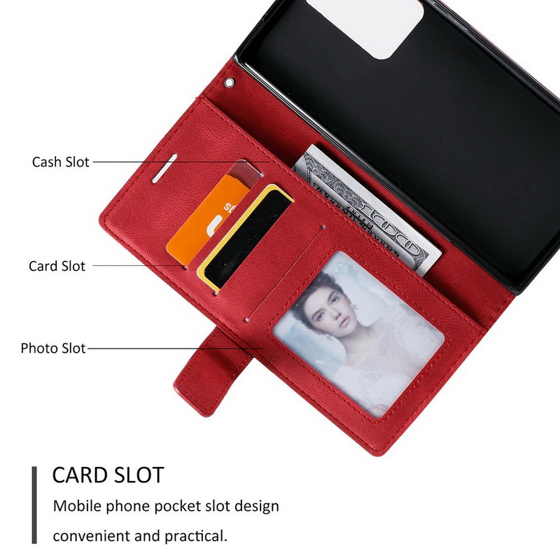 Case Samsung Galaxy S21 Ultra 5G #เคสฝาพับหนัง PU มีช่องเสียบบัตรอื่นๆในตัว Geometric Pattern Leather Card Holder Protective