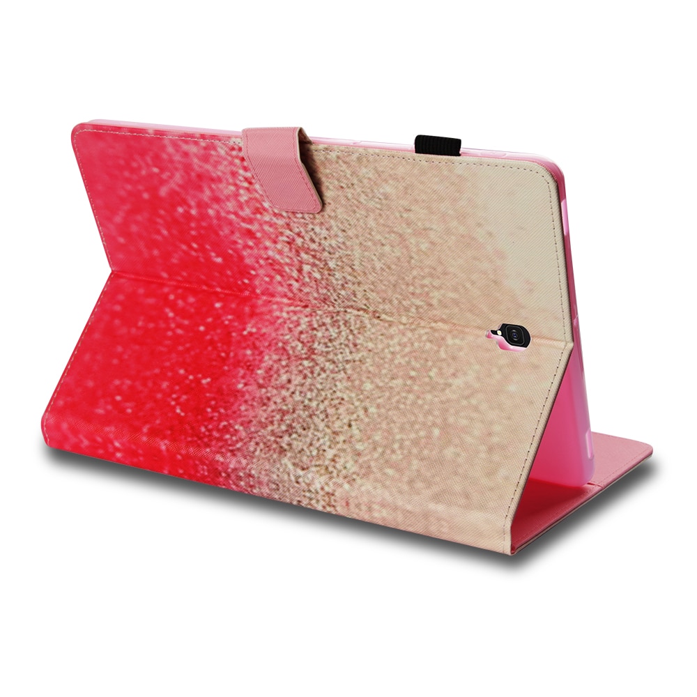 Case Samsung Galaxy Tab S4 10.5 T830 T835 #เคสฝาพับหนัง PU พิมพ์ลวดลาย Pattern Printing Wallet Stand Smart Awakening Leather