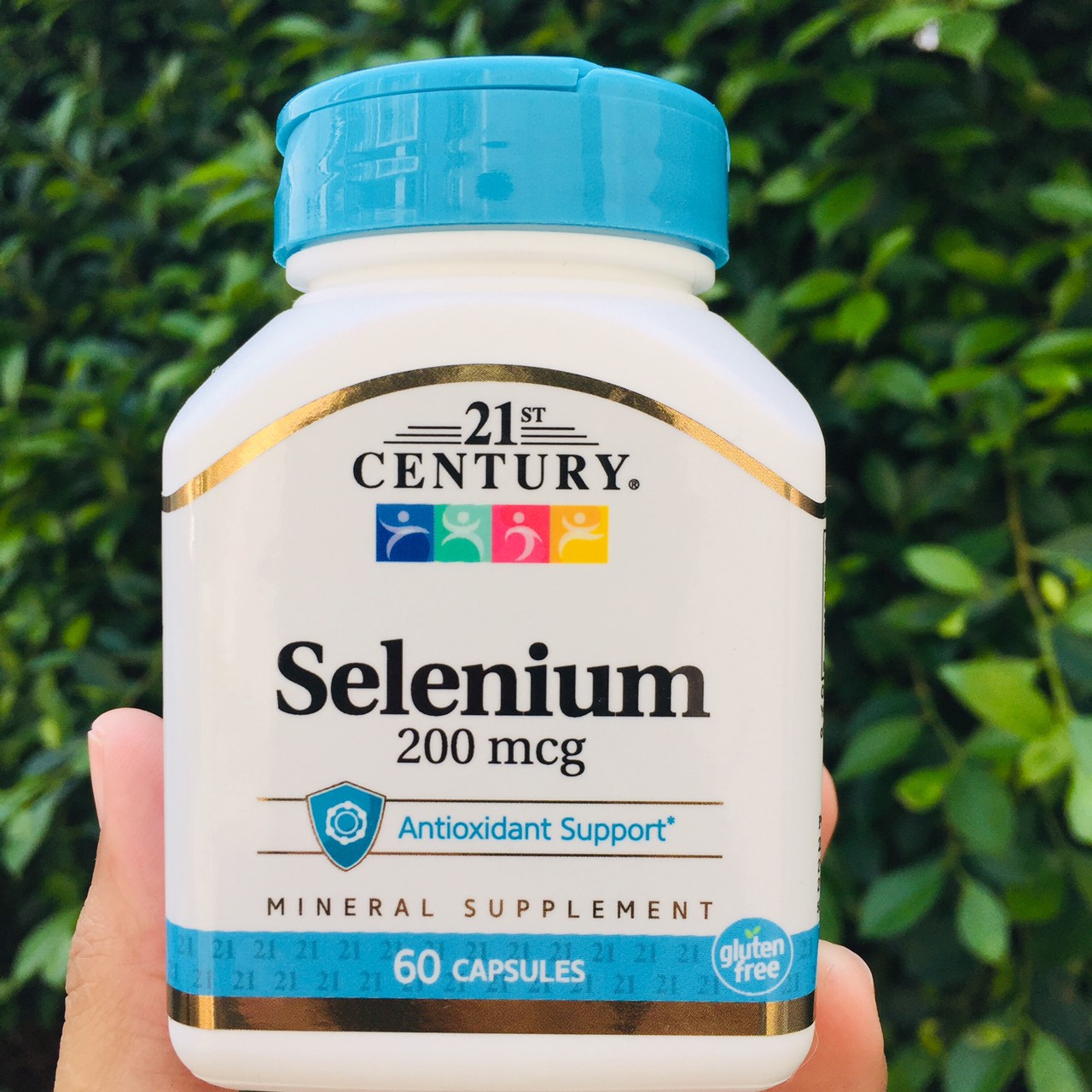 ซีลีเนียม Selenium 200 mcg 60 Capsules (21st Century®) บำรุงหัวใจ สมอง