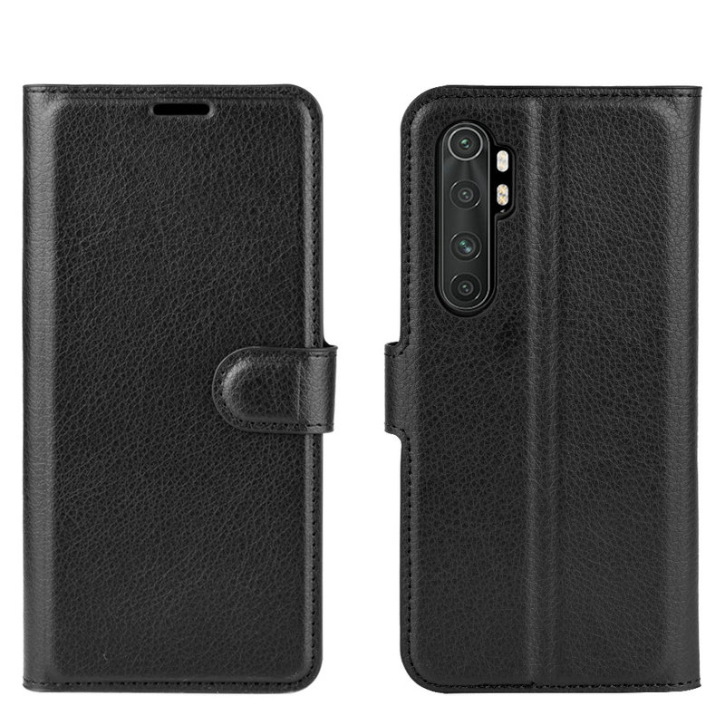 Case Xiaomi Mi Note 10 Lite #เคสฝาพับสไตล์กระเป๋าสตางค์หนัง PU ผิวลิ้นจี่