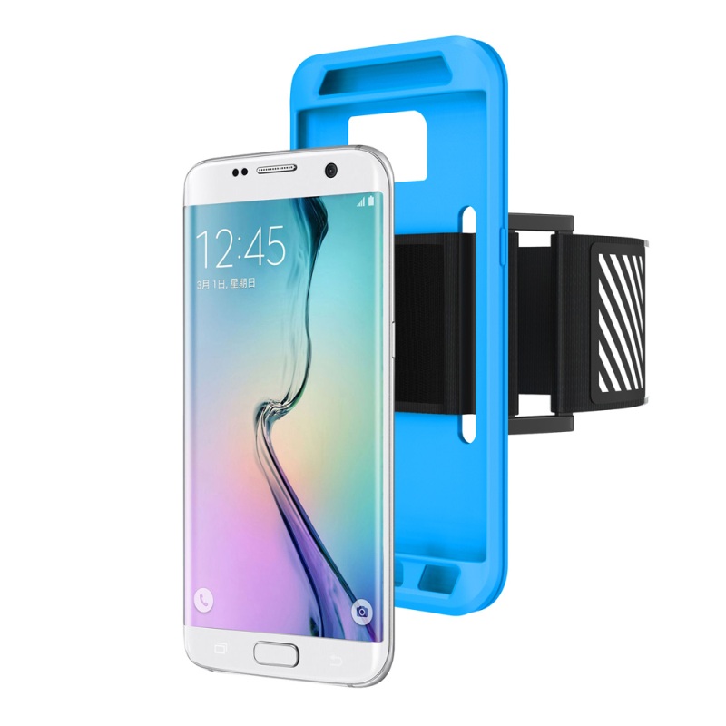 เคส S7 Edge ซิลิโคนเชลล์กีฬามีสายรัดแขน สีสันสวยงามทันสมัย