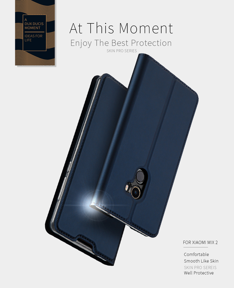 เคส Xiaomi Mi Mix 2 #เคสฝาพับ DUX DUCIS Skin Pro Series คุณภาพดีสวยงามทันสมัย