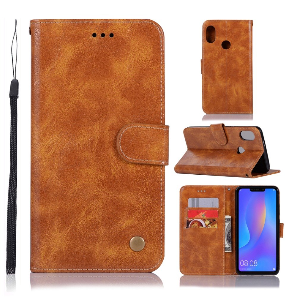 Case Huawei nova 3i #เคสฝาพับเกรดพรีเมี่ยมแบบกระเป๋าสตางค์ หนัง PU Vintage
