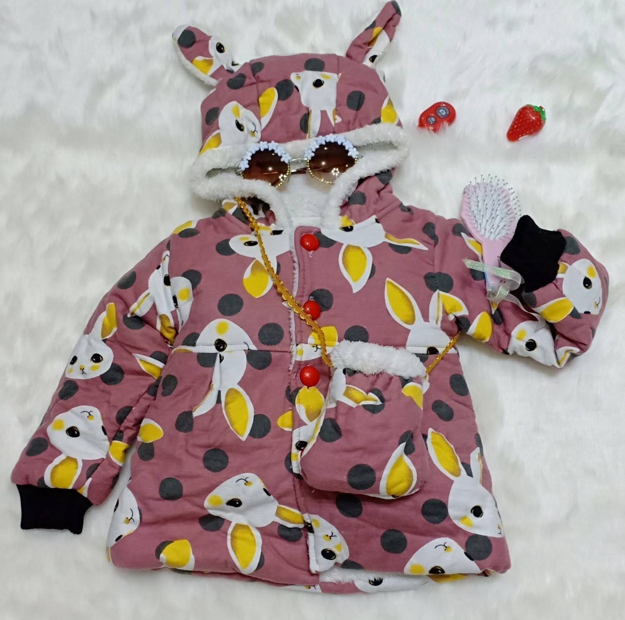 เสื้อกันหนาวเด็กมีฮู๊ด