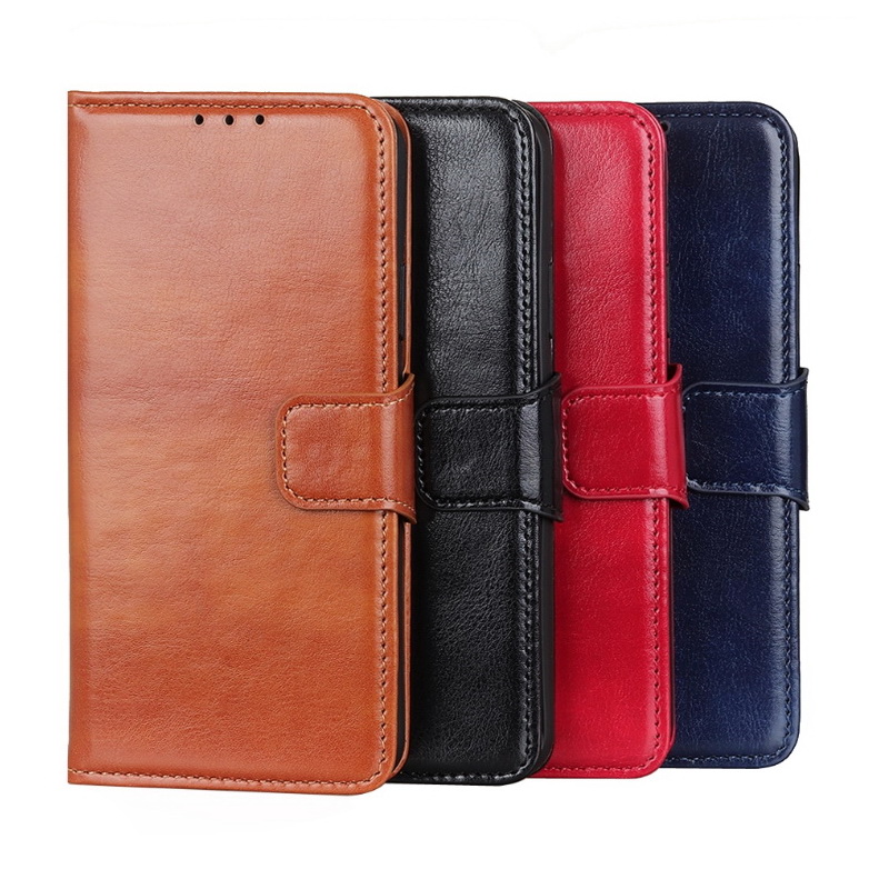 Case iphone 11 #เคสฝาพับหนัง PU คุณภาพดี Crazy Horse PU Leather Wallet
