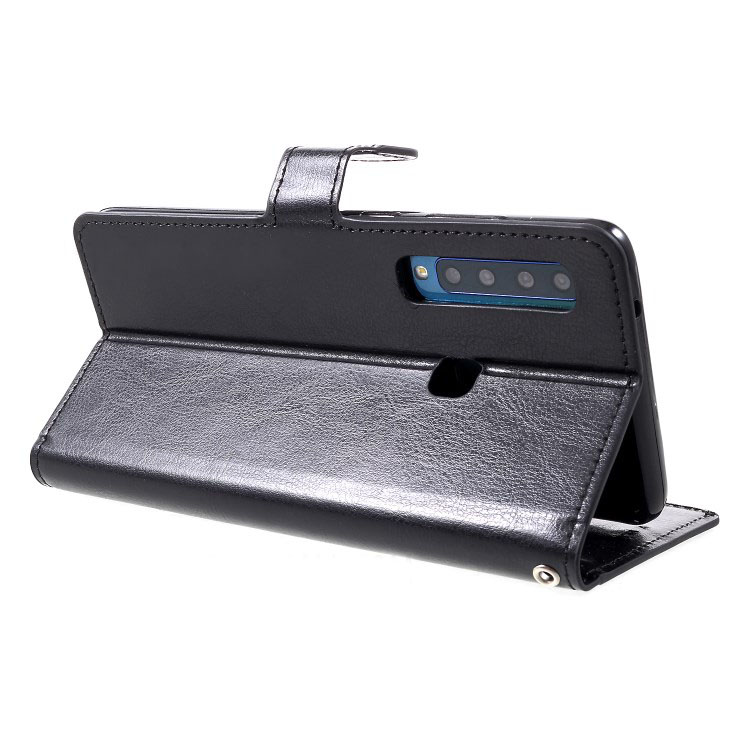 Case Samsung Galaxy A9 (2018) #เคสฝาพับหนัง PU 5 ช่องเสียบการ์ดเคสคุณภาพดีราคาถูก