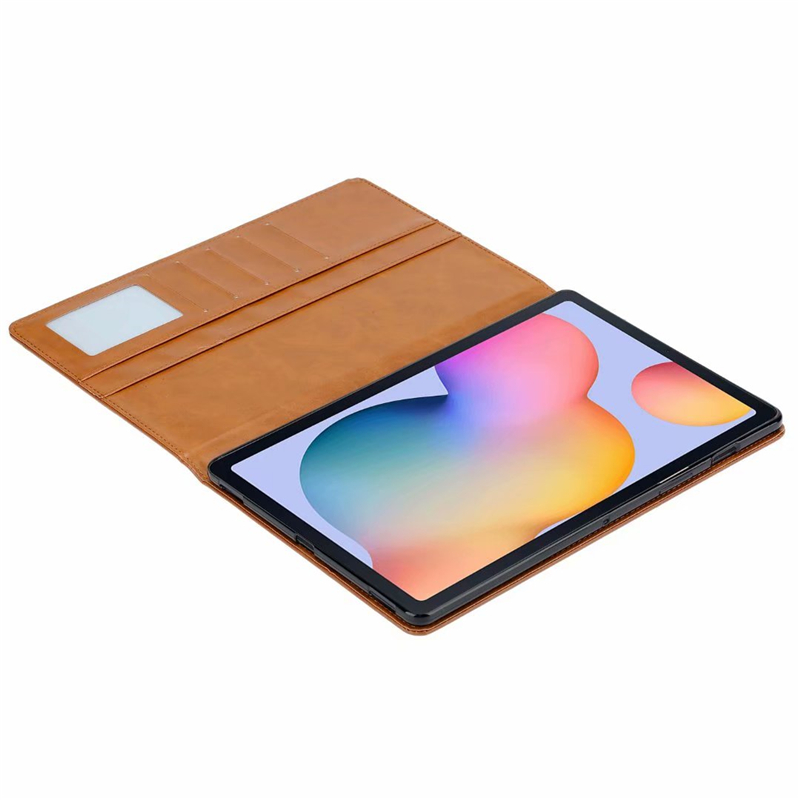 Case Samsung Galaxy Tab S6 Lite 10.4 SM-P610 SM-P615 SM-P617 #เคสฝาพับหนัง PU พับตั้งได้ PU Leather Protection Flip Case with Stand